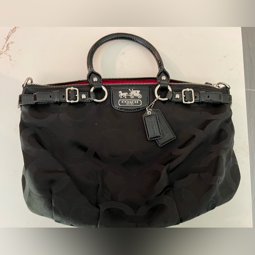 Black Coach Purse - GUC